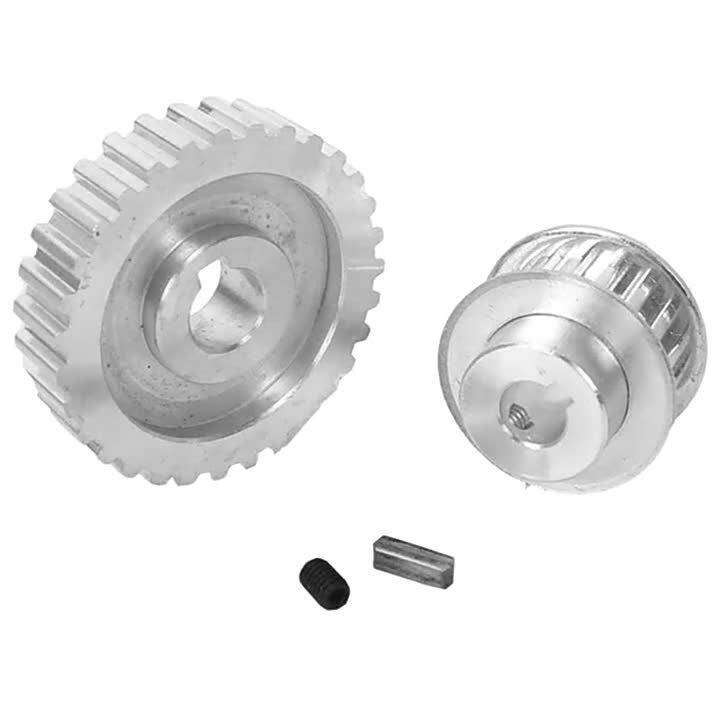 2PCS Synchronous Pulley Gear มอเตอร์เข็มขัดเกียร์ไดรฟ์ล้อเกียร์ Sn