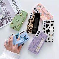 [Electronic film] สำหรับ Samsung Galaxy S22 Plus Ultra 5G เคสโทรศัพท์ลายดอกไม้บน GalaxyS22 GalaxyS22Plus สายรัดข้อมือที่ใส่กระเป๋า