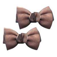 LazaraLife 2Pcs Stylish ถอด Bowknot คลิปรองเท้ารองเท้า SOLID หัวเข็มขัดสำหรับงานแต่งงาน
