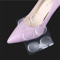 6PCS High quality Silicone Gel Soft Adhesive Antiskid Shoe Insole Insert Pad Cushion Foot Care Heel Grips Liner Shoes Accessories