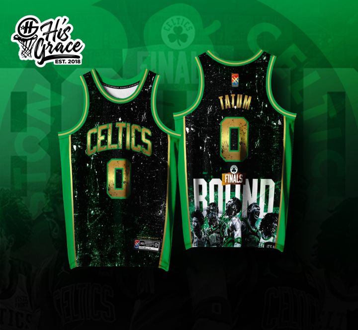 BOSTON CELTICS TATUM 2022 HG FINAL FOUR JERSEYS FULL SUBLIMATION