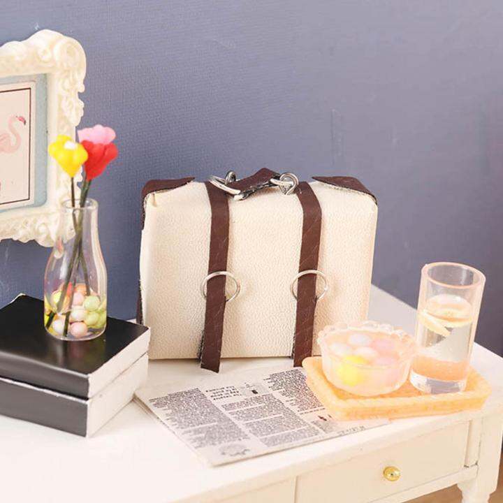 MagiDeal Miniature Briefcase Model DIY Craft for Micro Landscape