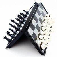 International Chess Folding Magnetic Plastic Chessboard Board Game Portable Kid Toy Portable Set 20cm