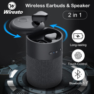 Wiresto Tai Nghe Loa Không Dây Tai Nghe 2 Trong 1 TWS Bluetooth 5.1 Âm thumbnail