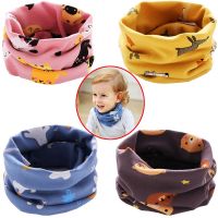 ✗  2021 Popular Spring Autumn Collar Baby Scarf Soft Cotton O Ring Neck Scarves Newborn Winter Warm Neckerchief шарф детский