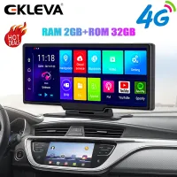 EKLEVA 11 Inch Car Rearview Mirror 4G Android Car DVR Mirror GPS WiFi Dash Camera 1080P Dual Lens Auto Recorder Navigation ADAS