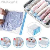 Reusable vacuum bags travel clothes air can be rolled up compressed storage bags suitcases tops and trousers can be portabl