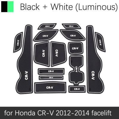 Anti-SLIP Gate SLOT แผ่นยางรองแก้วสำหรับ Honda CR-V CRV 2012 2013 2014 4Th Gen Facelift CR V อุปกรณ์เสริมสติกเกอร์รถ 2.0 2.4