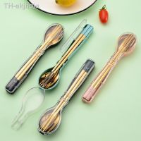 【hot】❂ Cutlery Tableware 304 Fork Chopsticks Camp Dinnerware Accessories