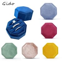 【hot】☾  Octagon Jewelry Muti Color Three Slots Storage Wedding Display for Woman Earrings