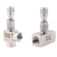 1/8" 1/4" 3/8" 1/2" BSP NPT Female Straight Right-Angle 304 316 Stainless Steel Flow Micro Rregulating Metering Needle Valve