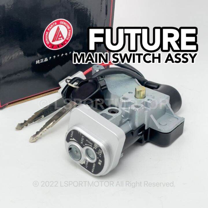 HONDA FUTURE125 MAIN SWITCH ASSY (TAG) IGNITION SWITCH KEY LOCK STARTER SWITCH SEAT LOCK SWITCH