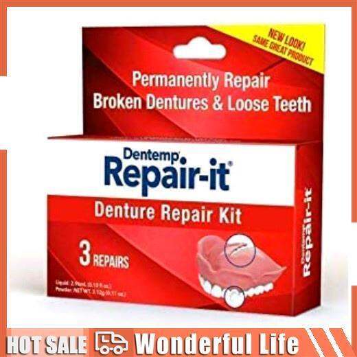 Dentemp RepairIt Advanced Formula Denture Repair Kit 3 Repairs