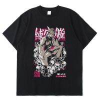 【New】Anime Jujutsu Kaisen T Shirt Men Short Sleeve T Shirts Cotton T-shirt Ryomen Sukuna Double Sided Graphic Manga Tees_01