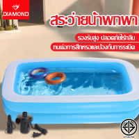 สระว่ายน้ำ เกรด A มีพื้นกันลื่นด้านล่าง สระว่ายน้ำสีฟ้าลายการ์ตูน swimming pool Cartoon spit pool เสริมสร้างพัฒนาการเด็ก สระน้ำคุณภาพดี สระว่ายน้ำก