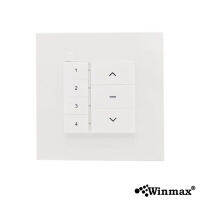 รีโมทติดผนัง สำหรับชุดควบคุมม่านไฟฟ้าแบบอัจฉริยะ รุ่น Winmax-SM010