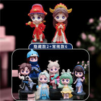 Creative Wang Yao Star Fashion Play Blind Box Cartoon Animation Figure Doll Hand-Made Resin Decorations Desktop Accessories