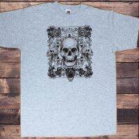 ผู้ชาย T Shirt Skull Gothic สไตล์กรอบโลหะหนัก Skulls พิมพ์ TS1537