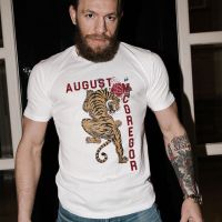 เสื้อเลือกตั้ง เสื้อยืดแขนสั้น ผ้าฝ้าย พิมพ์ลาย Conor McGregor with the same UFC ขนาดใหญ่พิเศษ สําหรับผู้ชาย S-5XL