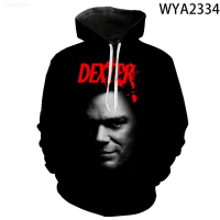 New 2023 New Dexter Men Women Children Sweatshirts 3D Printed Pullover Hoodies Long Sleeve Boy Girl Kids Cool Streetwear Topstrend