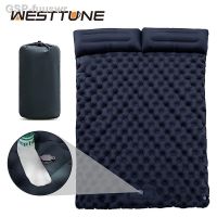 ♈ที่นอนเป่าลม Westtune พร้อมหมอนในตัวเบาะสำหรับตั้งแคมป์แผ่นรองนอนกลางแจ้งสำหรับกระเป๋าเป้ปีนเขา