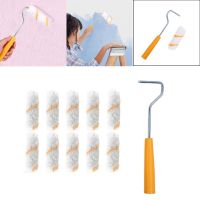 Wall Painting Tools 4 Inch 100Mm Professional Wall Paint Roller Brush Handle Tool Replaceable 10 Piece Tool Kit