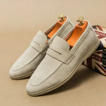 Mens beige 2025 loafer shoes