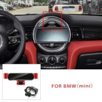 ที่จับโทรศัพท์มือถือรถแบบกราวิตี้สำหรับ BMW มินิคูเปอร์คันทรี่แมน F60 F56หนึ่ง F54 F55ช่องแอร์คลิปหนีบรองรับระบบ GPS แท่นวางโทรศัพท์