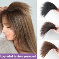 Synthetic Invisible Textured Perm Hair Pad Piece Hair Extension Clip In The Hair Increase The Volume Top Sides Of The Head Wig  Hair Extensions  Pads