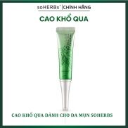 Cao Khổ Qua Soherbs 10ml Dành Cho Da Mụn - Làm Sạch Mụn Sáng Da Nhanh Chóng