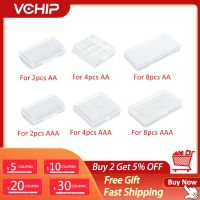 ✿❐ 2 4 8 Slots Hard Plastic AA AAA Battery Storage Boxes Case Battery Holder For 2 4 8x AA/AAA Batteries Container Box