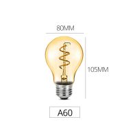 【COOL】 PakDecor หรี่แสงได้3W LED Edison หลอดไฟเปลี่ยนหลอดไส้หลอดไฟ E27 220V 85-265V โคมไฟ ST64 A60 G80 G95 LED