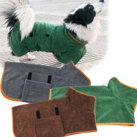 Super Absorbent เสื้อคลุมอาบน้ำผ้าขนหนู Dog Drying Coat ไมโครไฟเบอร์ผ้าขนหนูชายหาดสำหรับสุนัขขนาดกลางขนาดใหญ่ Fast Dry Dog Accessorieshot