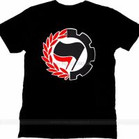 【ระบาย อากาศ】penguaktion ซ้าย Antifa Antifasism Antifascist Mens T เสื้อชายยี่ห้อ Teeshirt ผู้ชายฤดูร้อนผ้าฝ้าย T เสื้อ