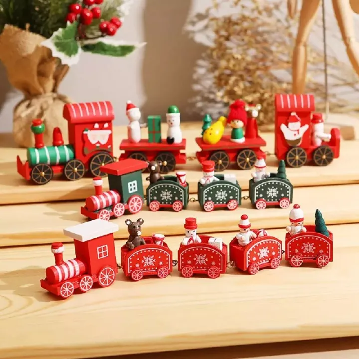 yohei-ของเล่นรถไฟไม้-ของตกแต่งปีใหม่และคริสต์มาส-christmas-train-ของขวัญคริสต์มาส-รถไฟคริสต์มาส-ตกแต่งคริสมาส