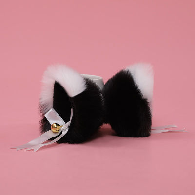 [COD] ที่หนีบข้างหูตุ๊กตาแมวทำมือจำลอง Lolita เครื่องประดับผมกิ๊บติดผมกิ๊บติดผมหูแมวญี่ปุ่น