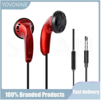 YOVONINE หูฟัง HIFI 3.5มม.,ชุดหูฟังแจ็กเก็ตไดรฟ์เวอร์ไดนามิก15.4มม. หูฟังไมโครโฟน HD เบสหนักมีสายสำหรับฟังเพลงสเตอริโอคลาสสิก MX500