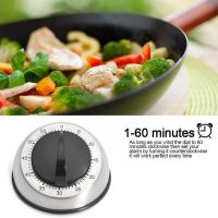 ∋ Multi-functional Mechanical Timer Kitchen Simple And Timing Reminder Steel Time Table Work Stainless Round Generous Efficie A9X0