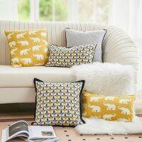 2023 Modern Light Luxury Cushion Cover Soft and Comfortable Pillow Case for Home Décor Chenille Print Throw Pillow Covers