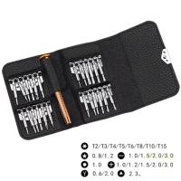 25 in 1 Repair Tools Kit for iPhone Camera Watch Tablet PC Mini Precision Screwdriver Set Electronic Torx Screwdriver Opening Tool Sets