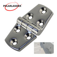 1 Piece 316 stainless steel  6 Holes Deck Door Hatch Locker marine grade 76*38MM Strap Butt Hinge  Hardware for Boat Marine Accessories