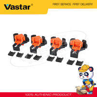 Vastar 4 ชิ้นงานไม้คลิปมุมขวา + 8 ยางเท้าcovers90 องศาตัวจับเข้ามุมแก้ไขคลิปกรอบรูปตัวจับยึดมุมงานไม้มือซ่อมเฟอร์นิเจอร์ไม้หน้ากากDIY