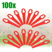 100Pcs เปลี่ยน Trimmer ใบมีดพลาสติกสำหรับ Florabest Grass Trimmer Brushcutte สำหรับ Florabest LIDL FRTA 20 A1 Lidl IAN 282232