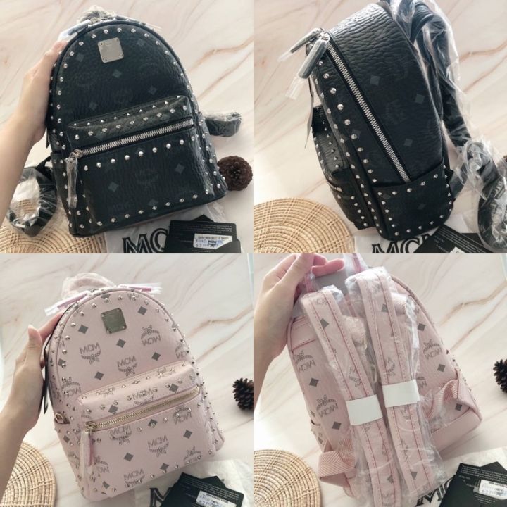 ผ่อน0-แท้100-กระเป๋าสะพายเป้-mcm-mcm-mini-backpack