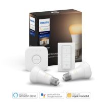 ราคาClear !!! Homekits Google Home Philips Hue White Ambiance Starter Kit 8.5W A60 E27