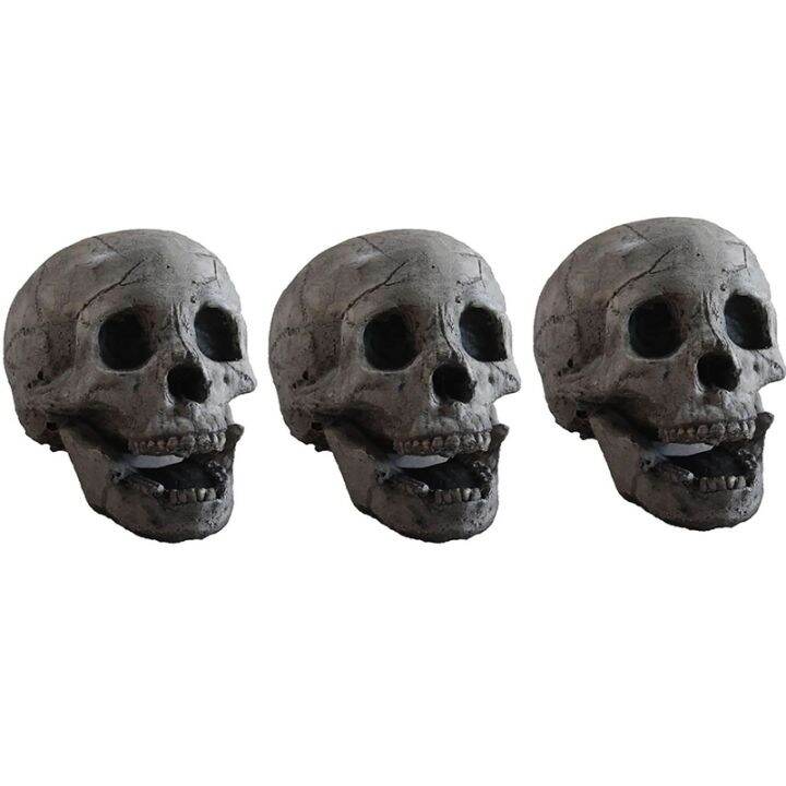 3x-fireproof-portable-skull-sculpture-halloween-ceramic-ornaments-skull-decor-prop