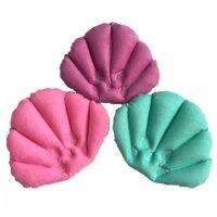 Soft Bathroom Pillow Home Comfortable Spa Inflatable Bath Cups Shell Shaped Neck Bathtub Cushion Bathroom Accessories