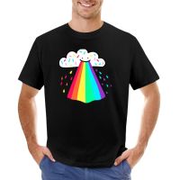 Rainbow Blast T-Shirt Kaus Lucu Untuk Pria Katun S-4XL-5XL-6XL