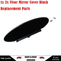 ◈✖ 1x 2x Visor Mirror Cover Black Replacement Parts For Porsche 996 997 911 Carrera 986 Boxster 987 Cayman Car Interior Accessories