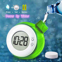 HotWater Powered Table Clock นาฬิกาปลุกดิจิตอลสำหรับเด็ก Smart Water Element Mute Calendar Digital Watch Home Decor Kids Gifts